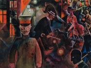 George Grosz, Gefährliche Straße, 1918.