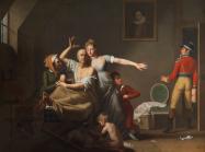 Hilaire Le Dru French, 1769-1840 Indigence and Honor 1804 Oil on canvas 212 × 280 cm (83 1/2 × 110 1/4 in.) The Horvitz Collection, Wilmington Obj: 273753