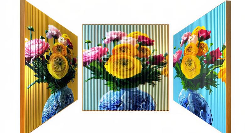 Gil Goren, Flowers of life, 2026, Acrylic paint on wood. 
