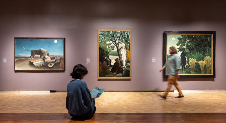 Henri Rousseau: A Painter's Secrets, 2025. The Barnes Foundation, installation view.