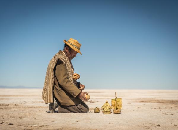 Gaston Zilberman, Qotzuñi: People of the Lake, Photograph, Lake Poopó, Bolivia, 2023