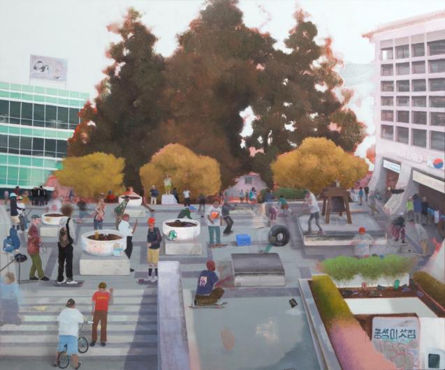 Michael Alvarez, Gnarmageddon (Ode to Jkwon), 2016. 